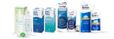 Bausch + Lomb lens solution product range